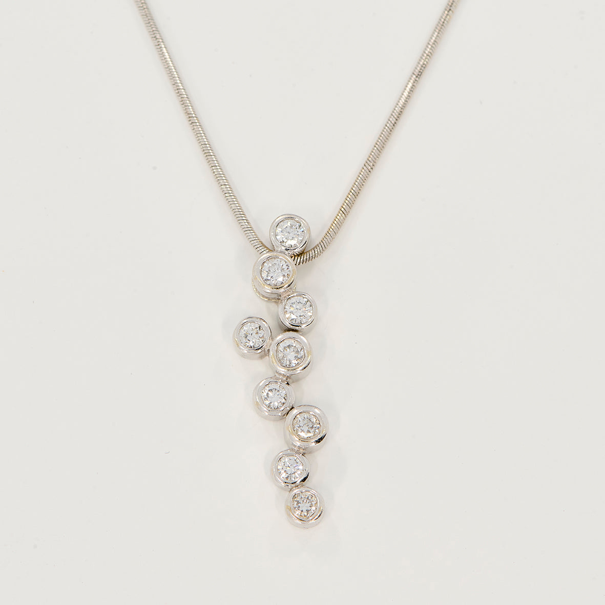 Collier 14kt ca.0,40ct tw-vs/si