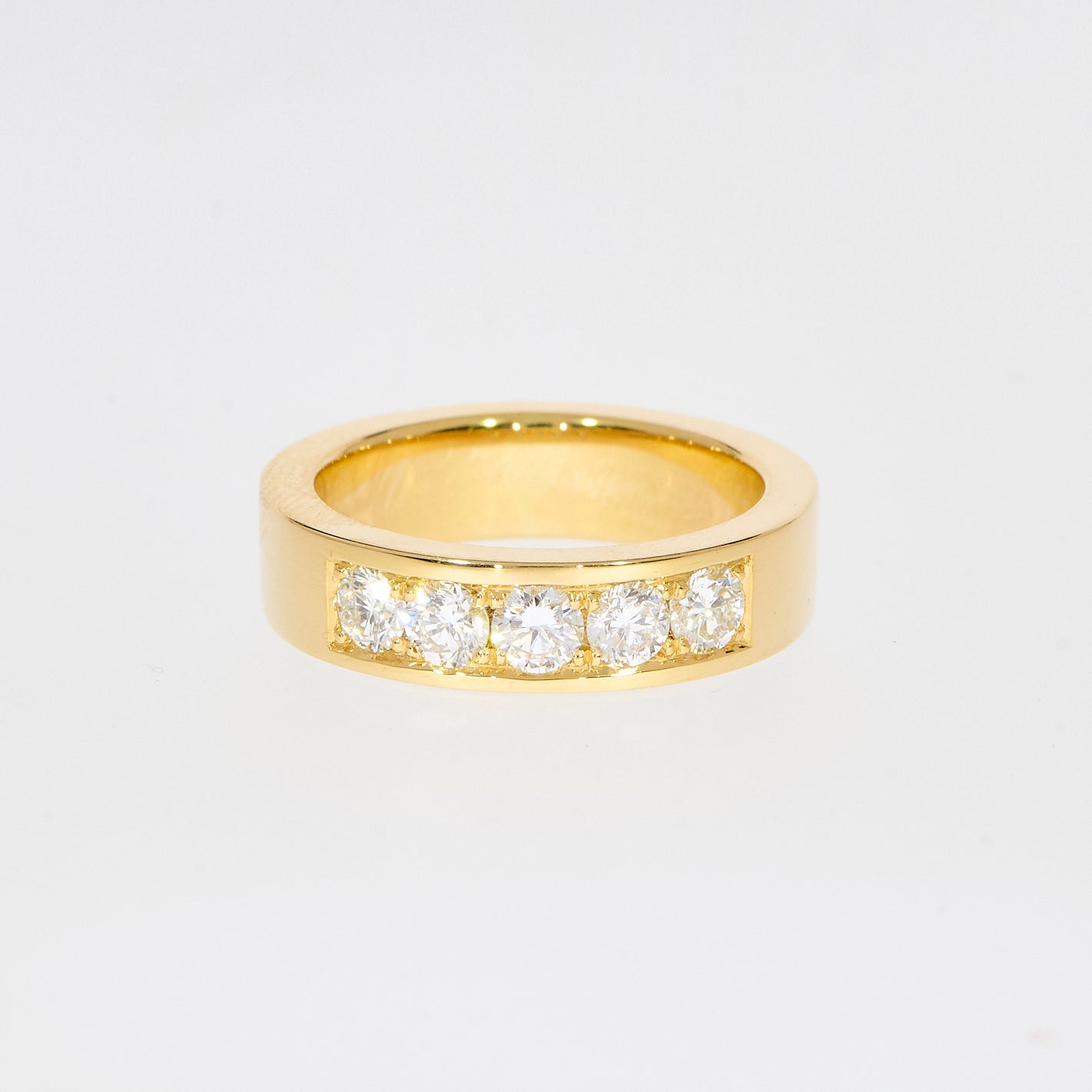 Alliancering 18kt 0,75ct f/g-vvs/vs