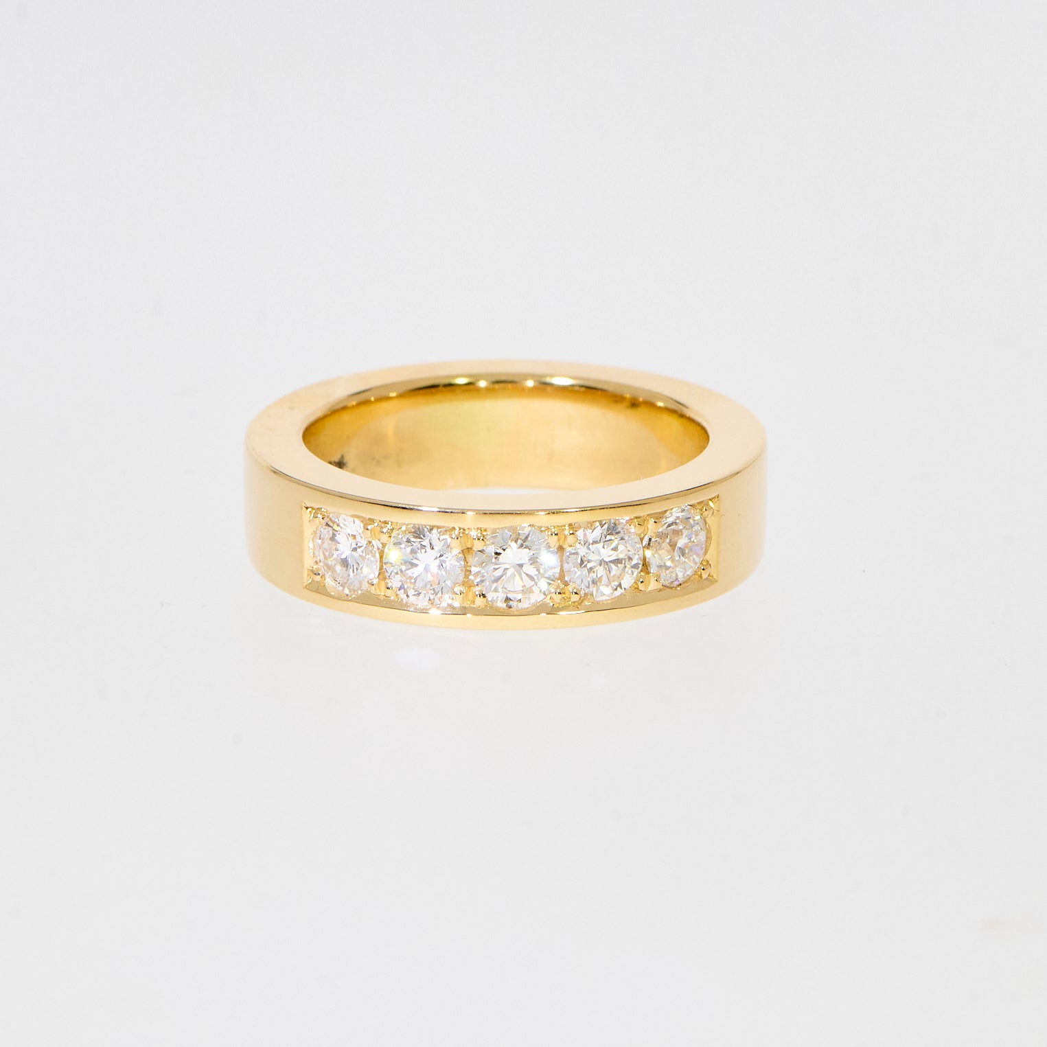 Alliancering 18kt 1,00ct f/g-vvs/vs