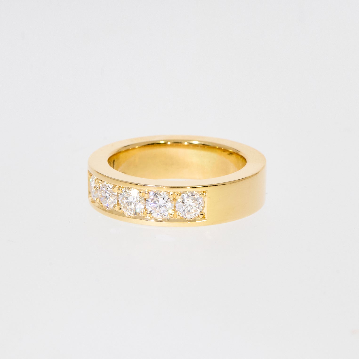 Alliancering 18kt 1,00ct f/g-vvs/vs