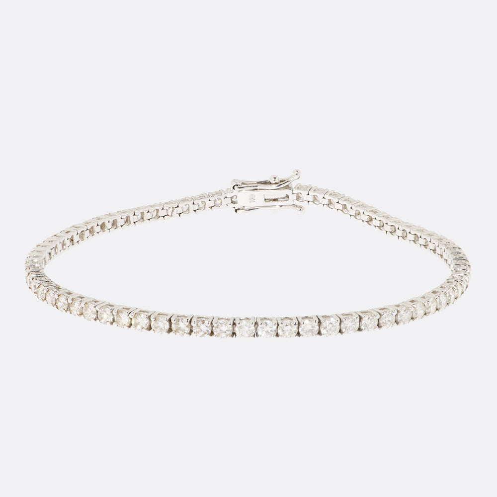 Armbånd i 18kt med ca.3,00ct tw-vs/si