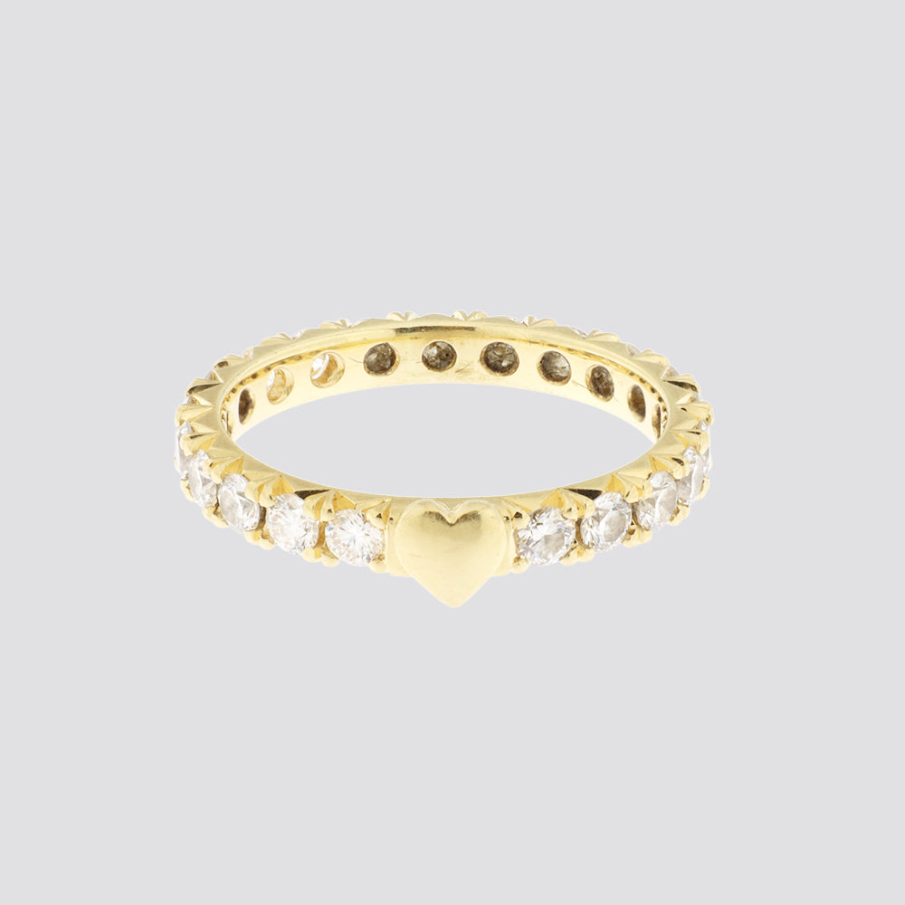 Alliancering 18kt guld