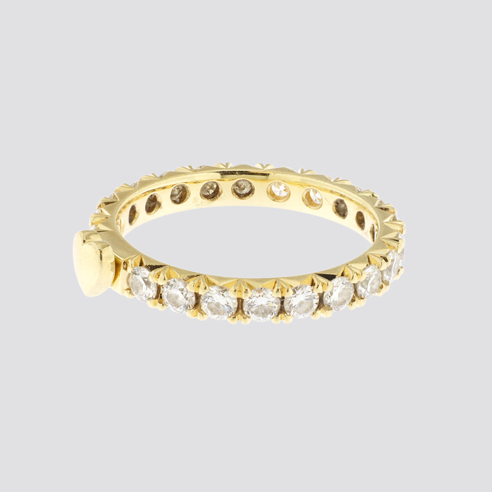 Alliancering 18kt guld
