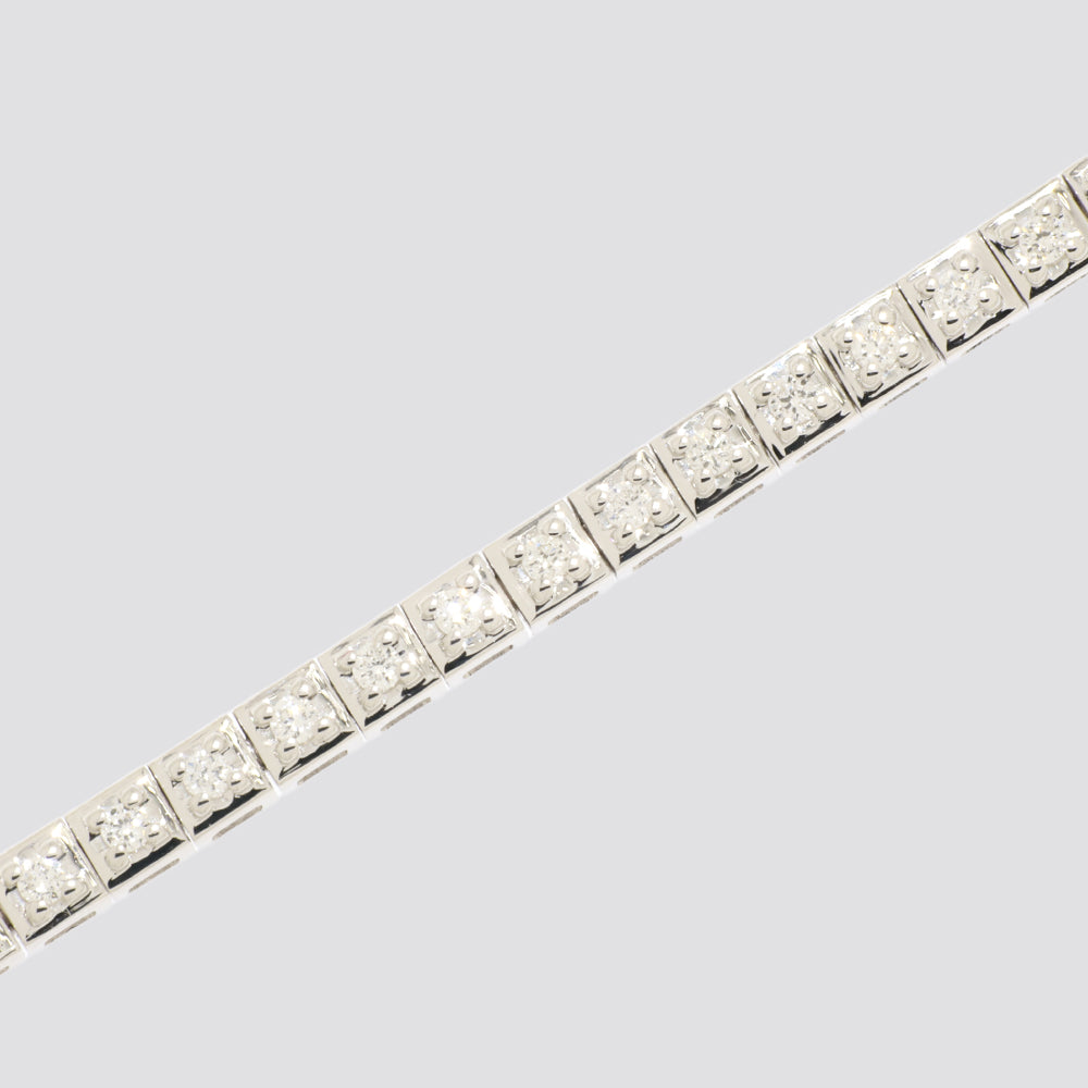 Tennisarmbånd 9kt 0,53ct w-si