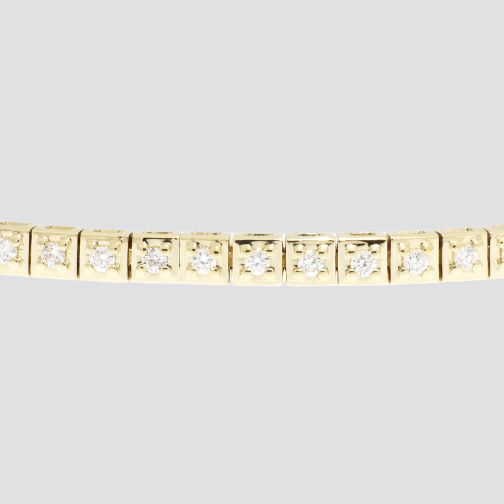 Tennisarmbånd 9kt 0,53ct w-si