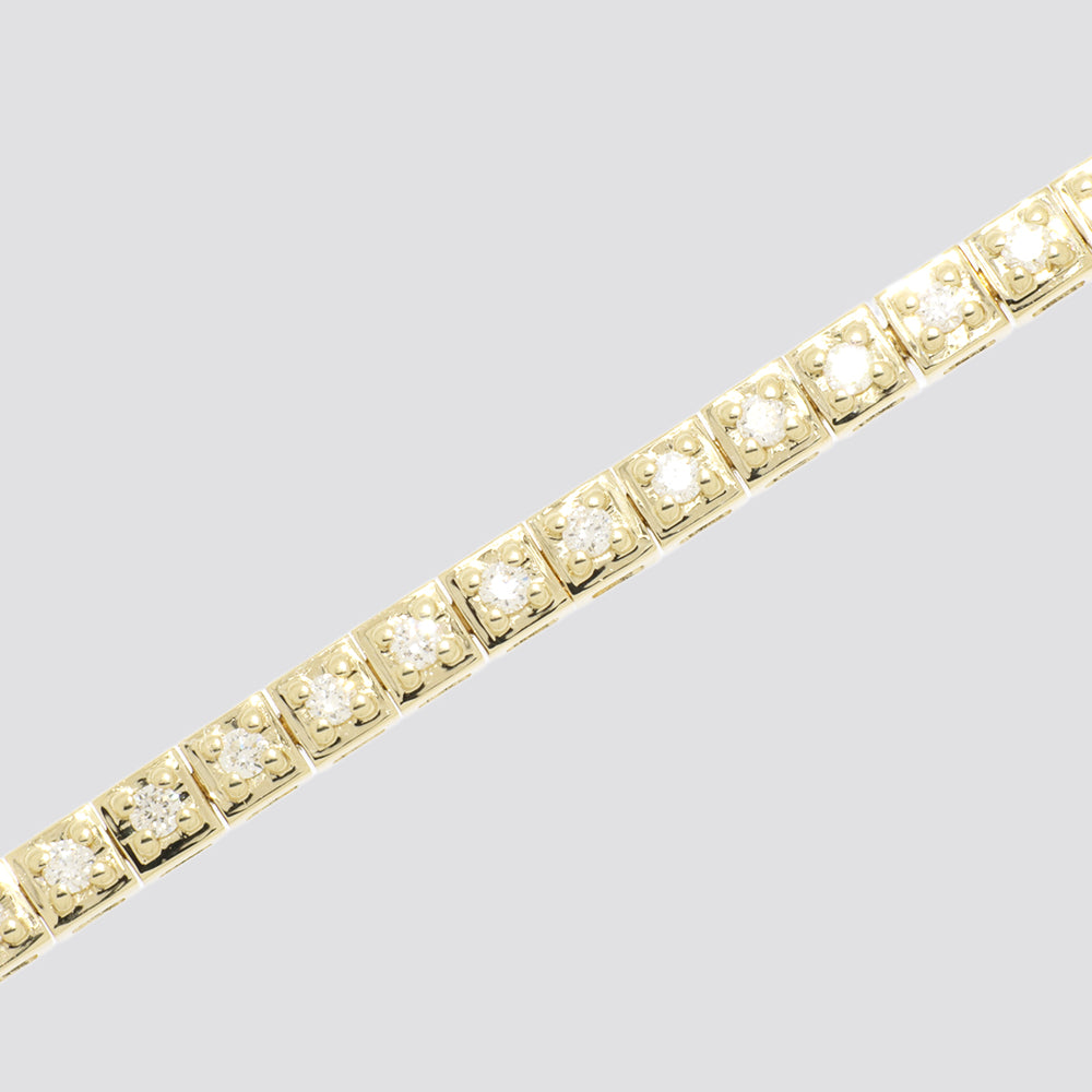 Tennisarmbånd 9kt 0,53ct w-si
