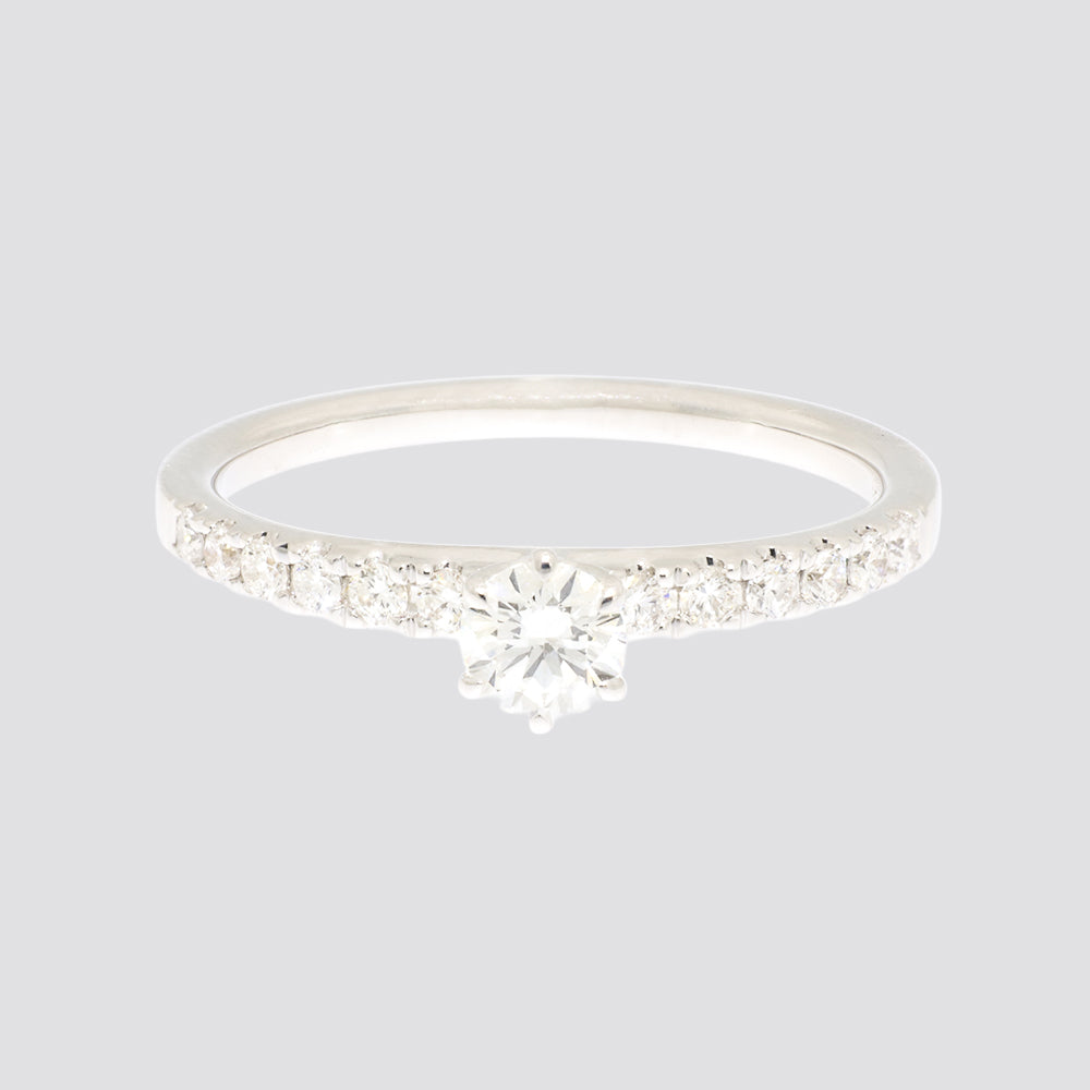 Ring 14kt 0,53ct tw-si
