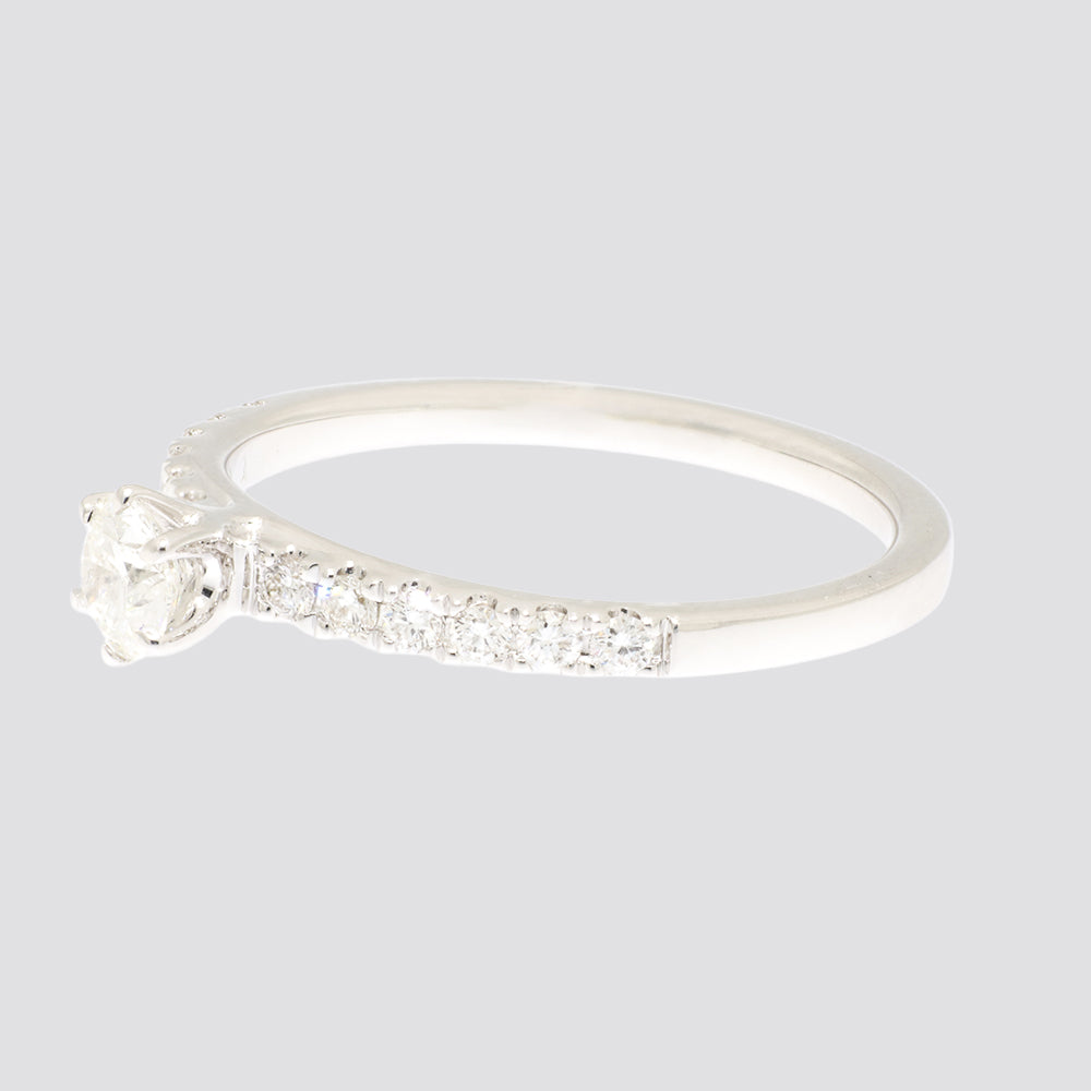 Ring 14kt 0,53ct tw-si