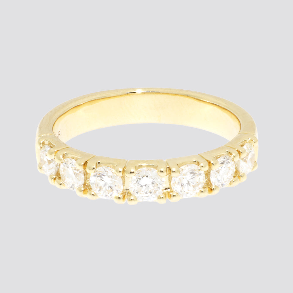 Alliancering i 14 kt. Guld eller Hvidguld med 1,05 ct. TW.SI Diamanter