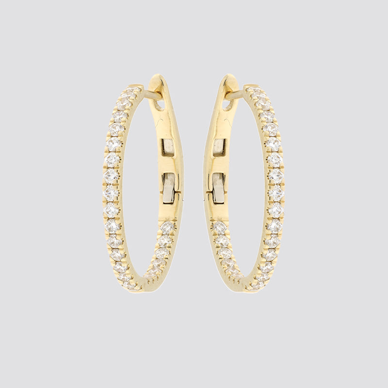 Hoops 14 kt. 0,81ct tw-si