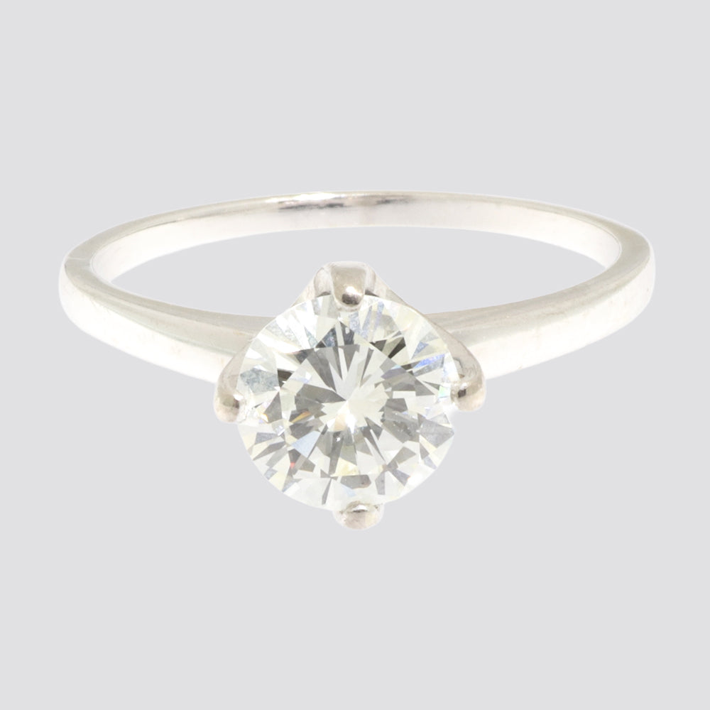 Solitairering 14kt ca.1,80ct i-vs