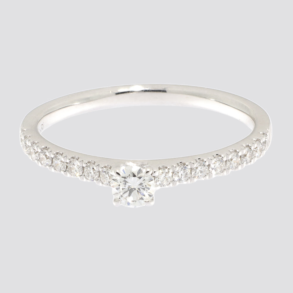 Ring 14kt 0,41ct tw-si