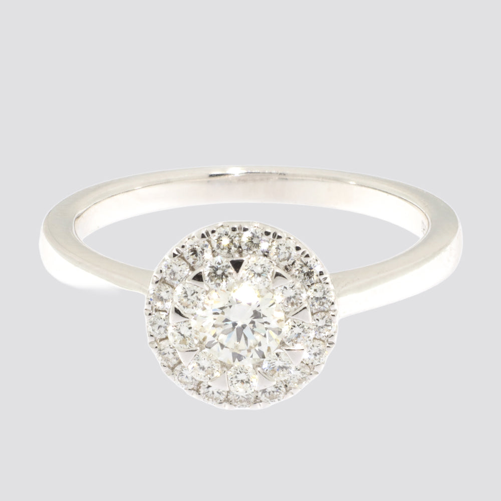 Ring 14kt 0,61ct tw-si