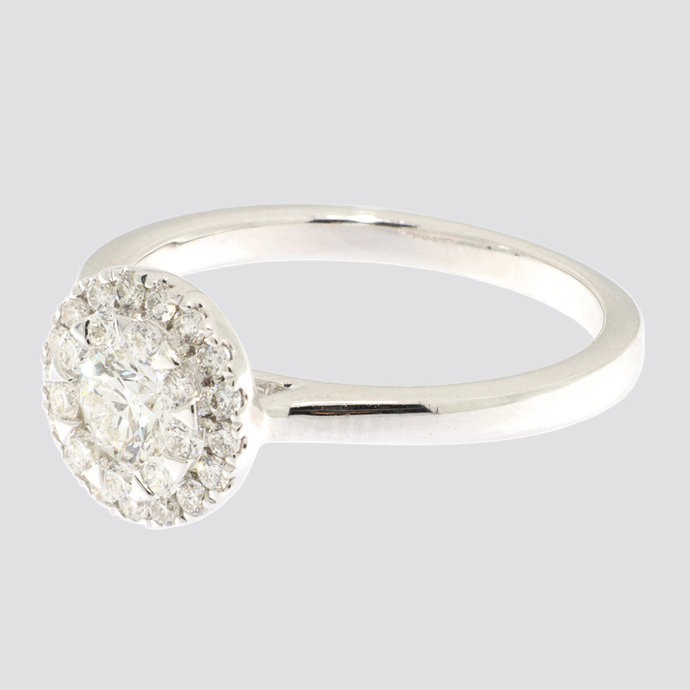 Ring 14kt 0,61ct tw-si
