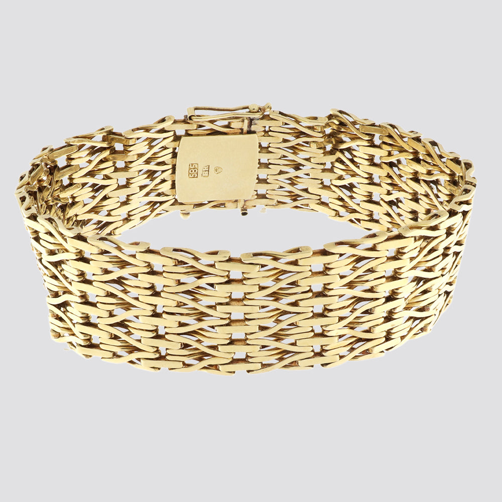 Armbånd V-BÅND 14KT 18CM