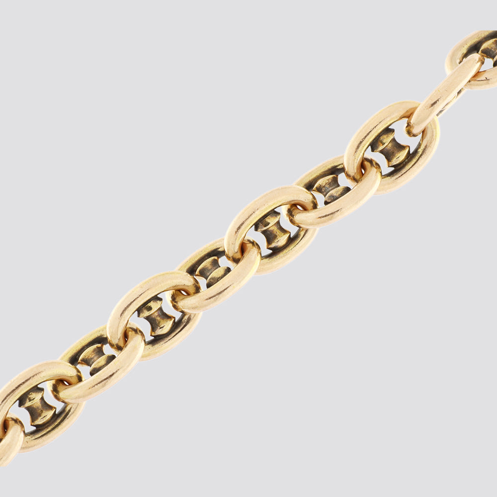 Armbånd 14kt safir
