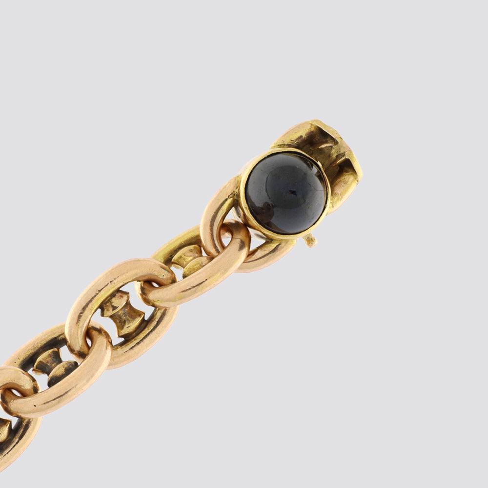 Armbånd 14kt safir