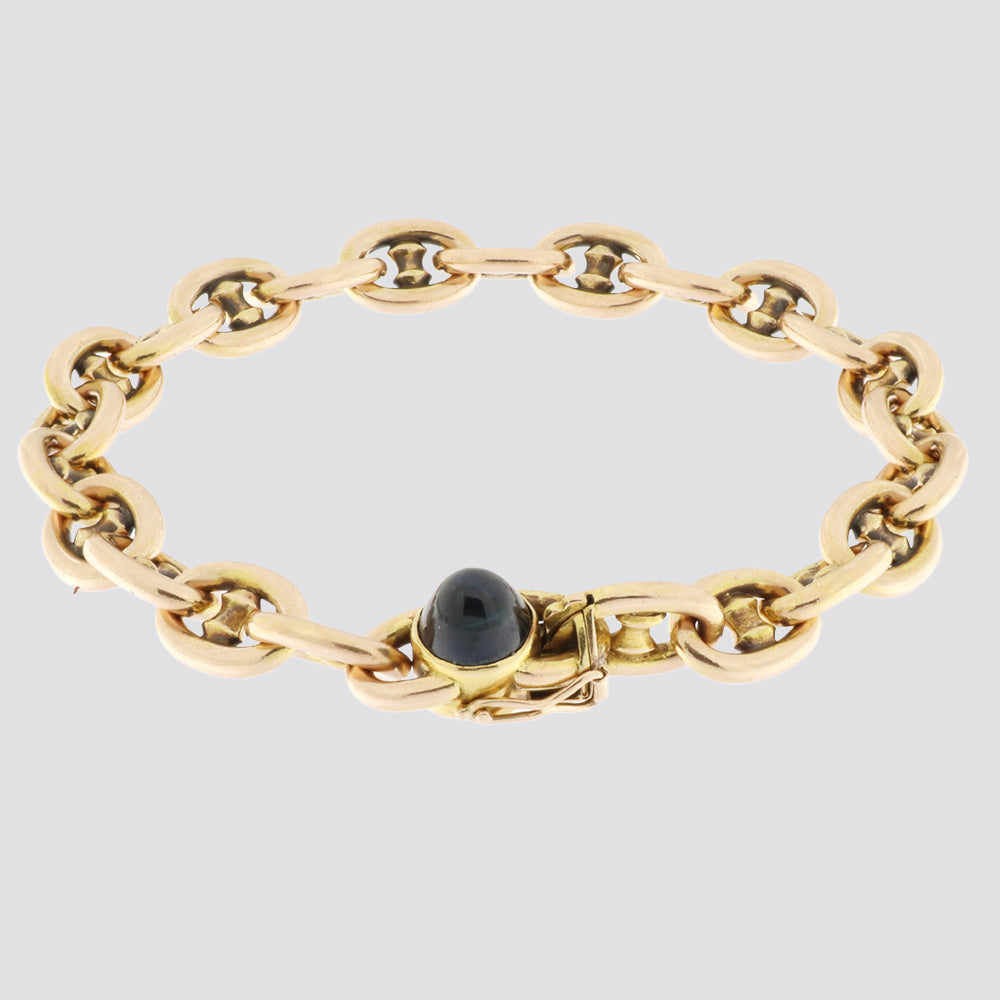 Armbånd 14kt safir