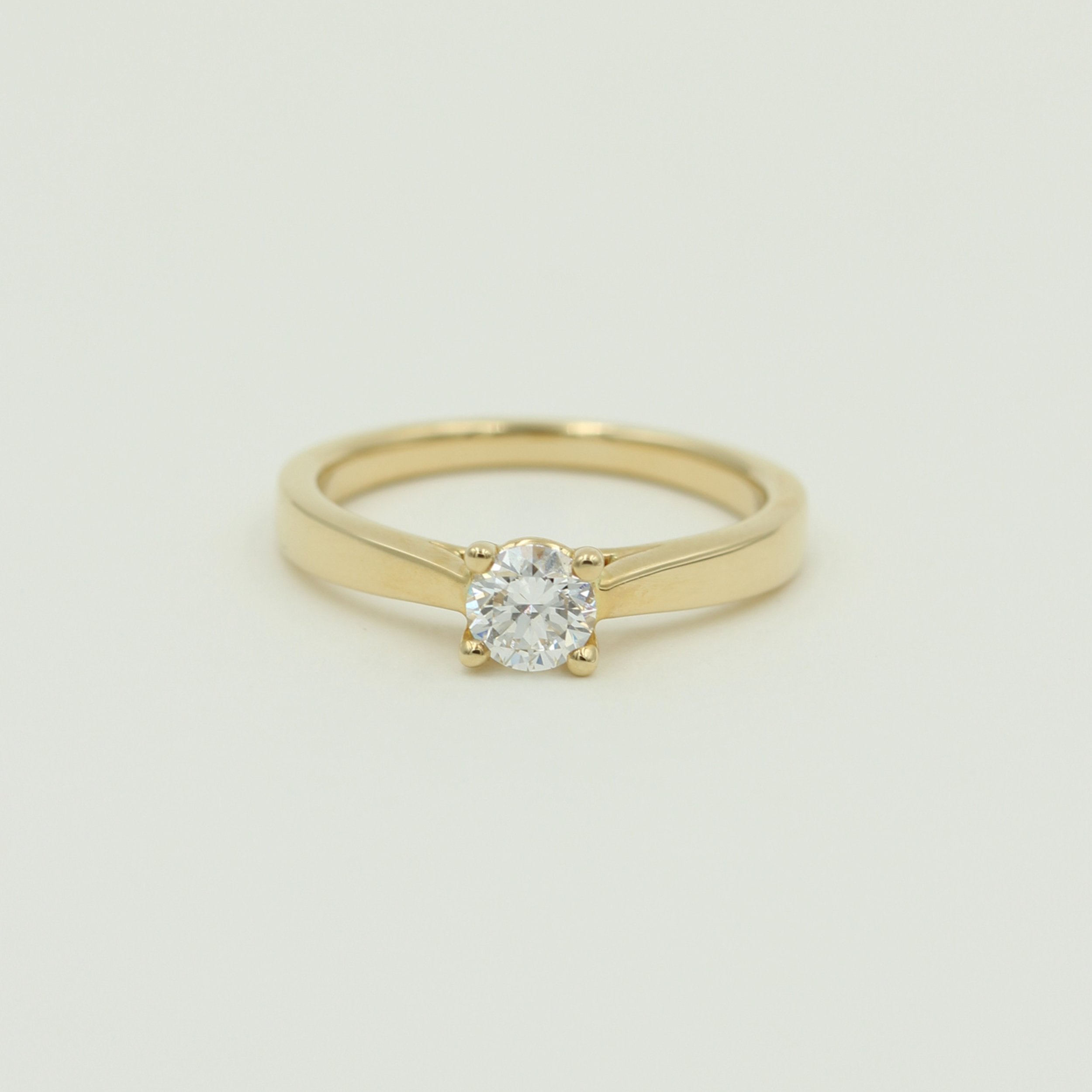Solitairering m. 0,53 ct. TW.SI