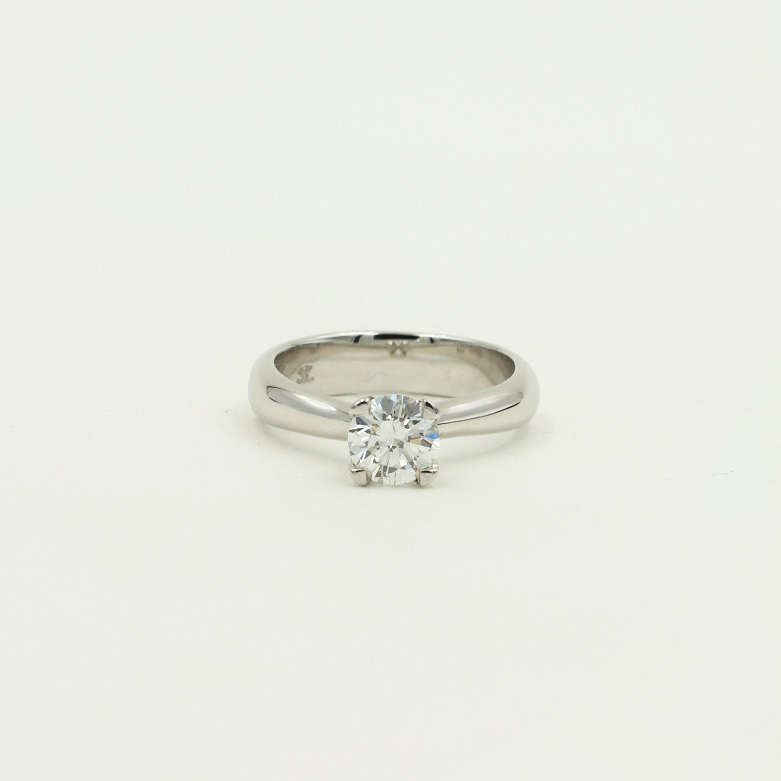 Solitaire ring m. 1,06 ct. F.SI2