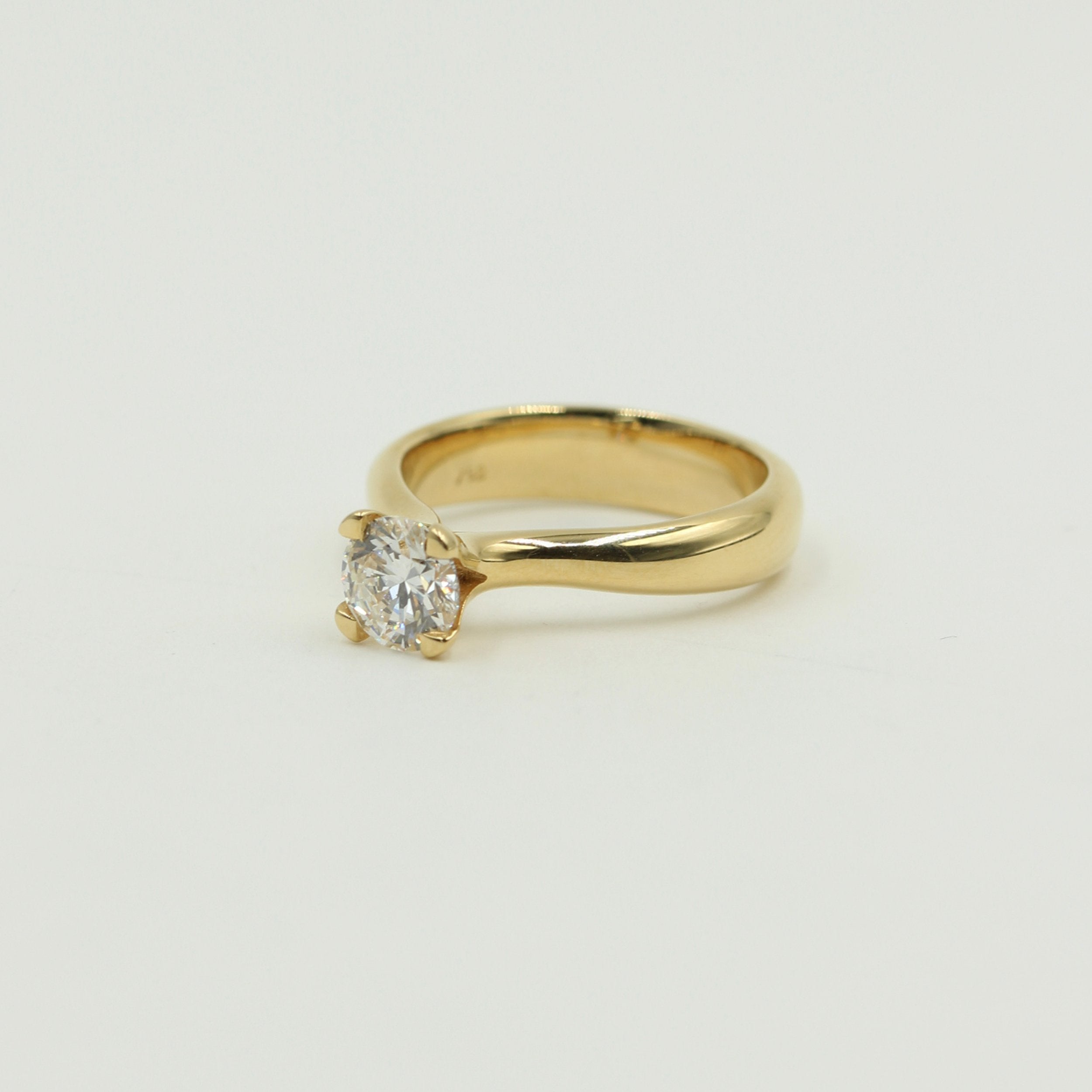 Solitairering m. 1,01 ct. I.VS1