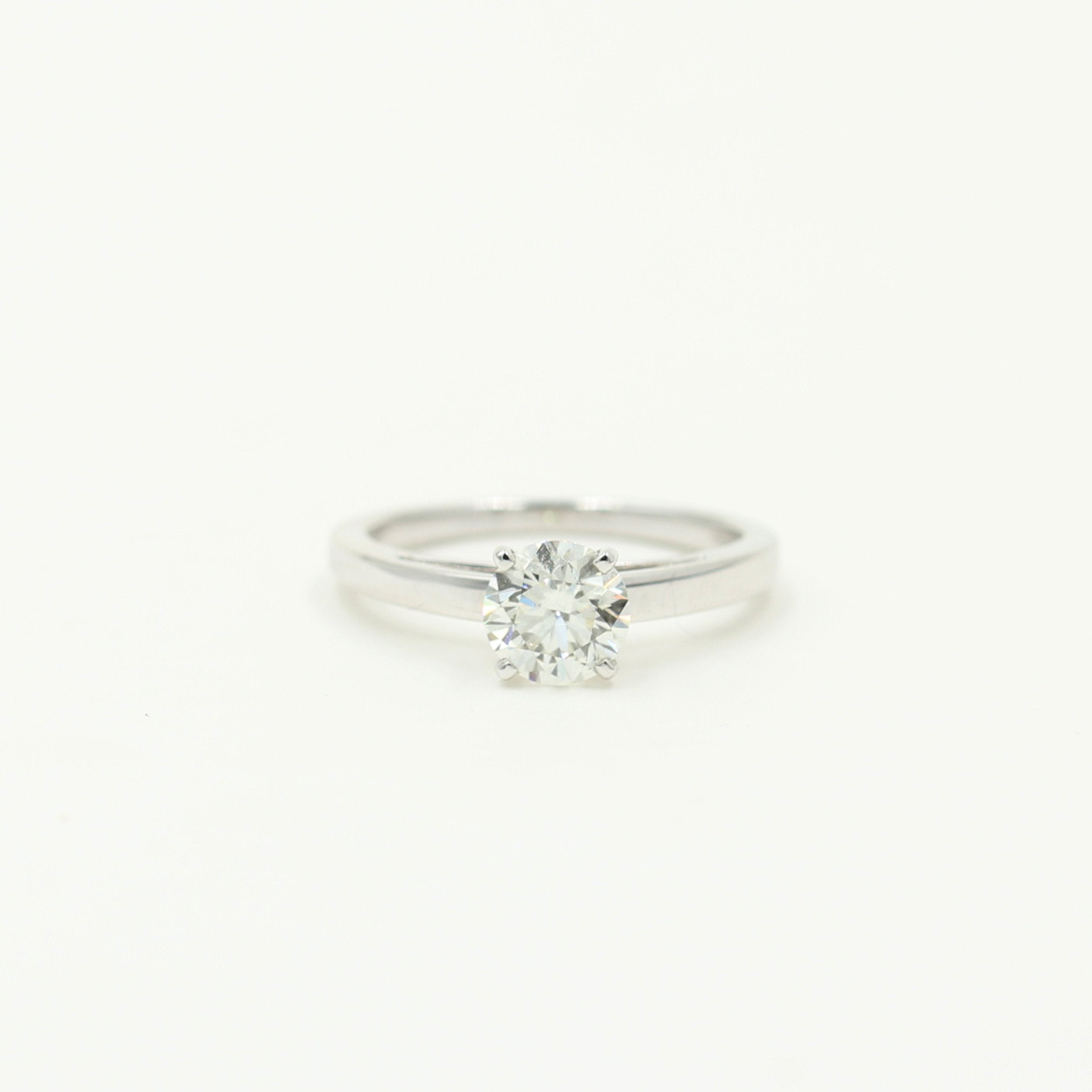 Solitairering med 0,71 ct. K.SI1 brillant