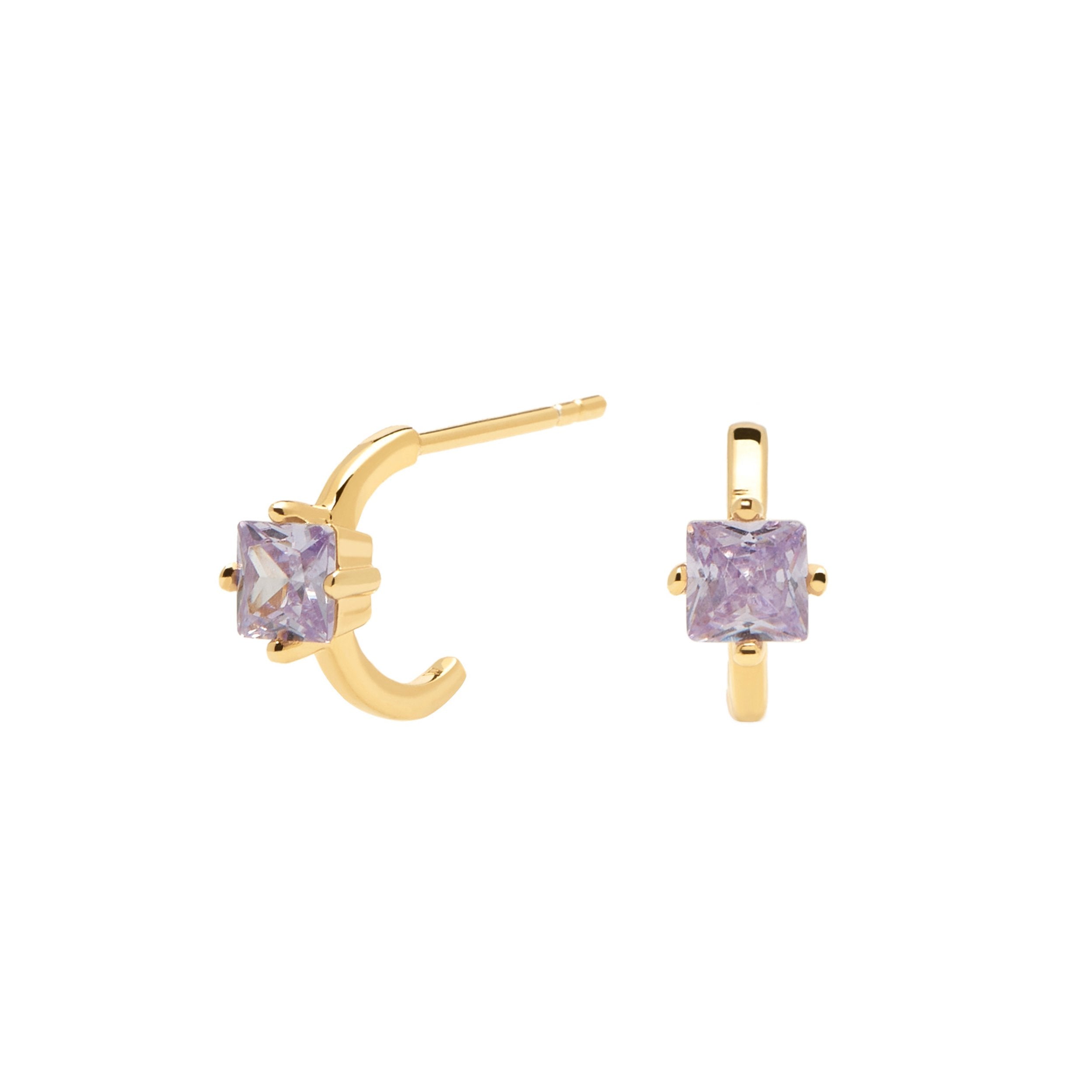 LAVENDER LIS EARRINGS