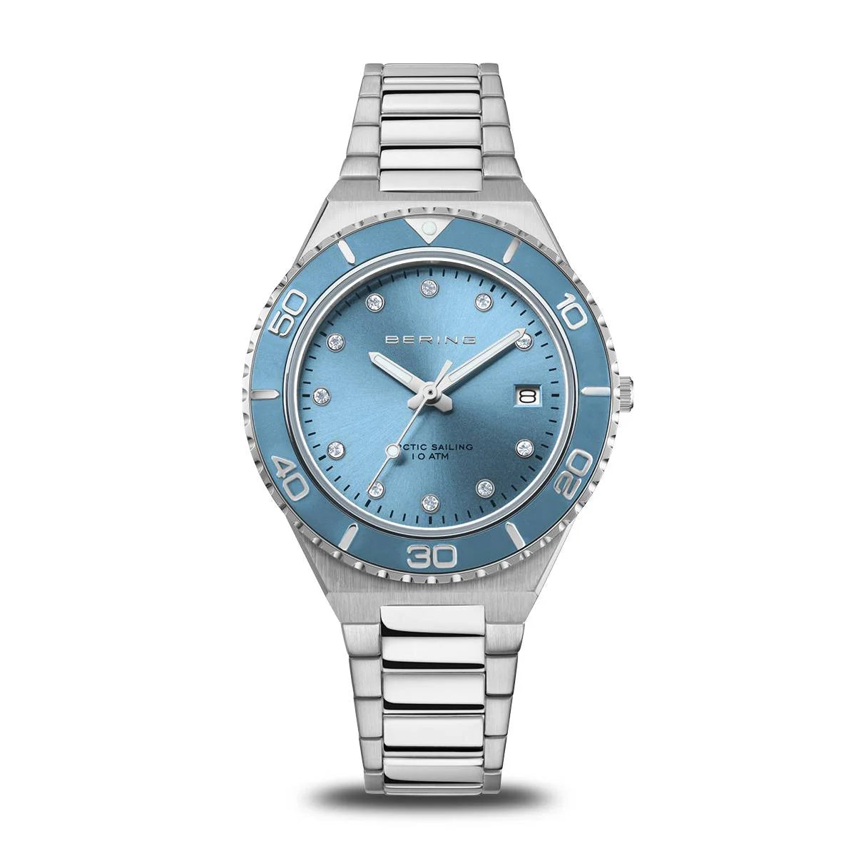Classic polished/brushed silver