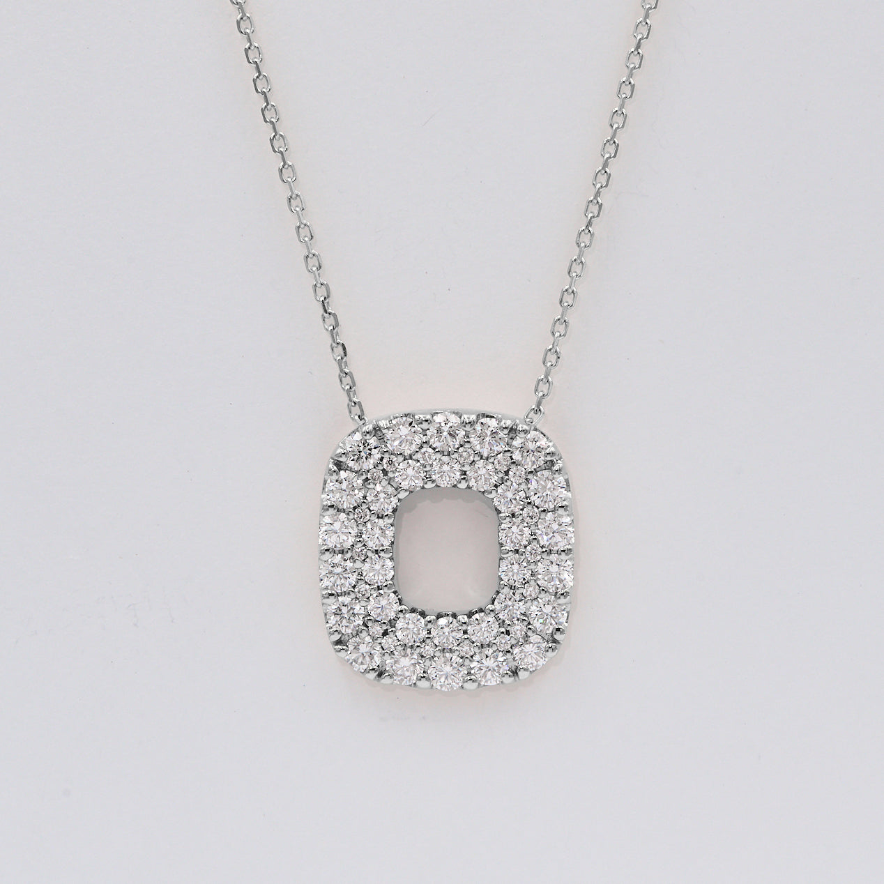Collier 14kt 1,33ct tw-si Hvidguld eller Guld