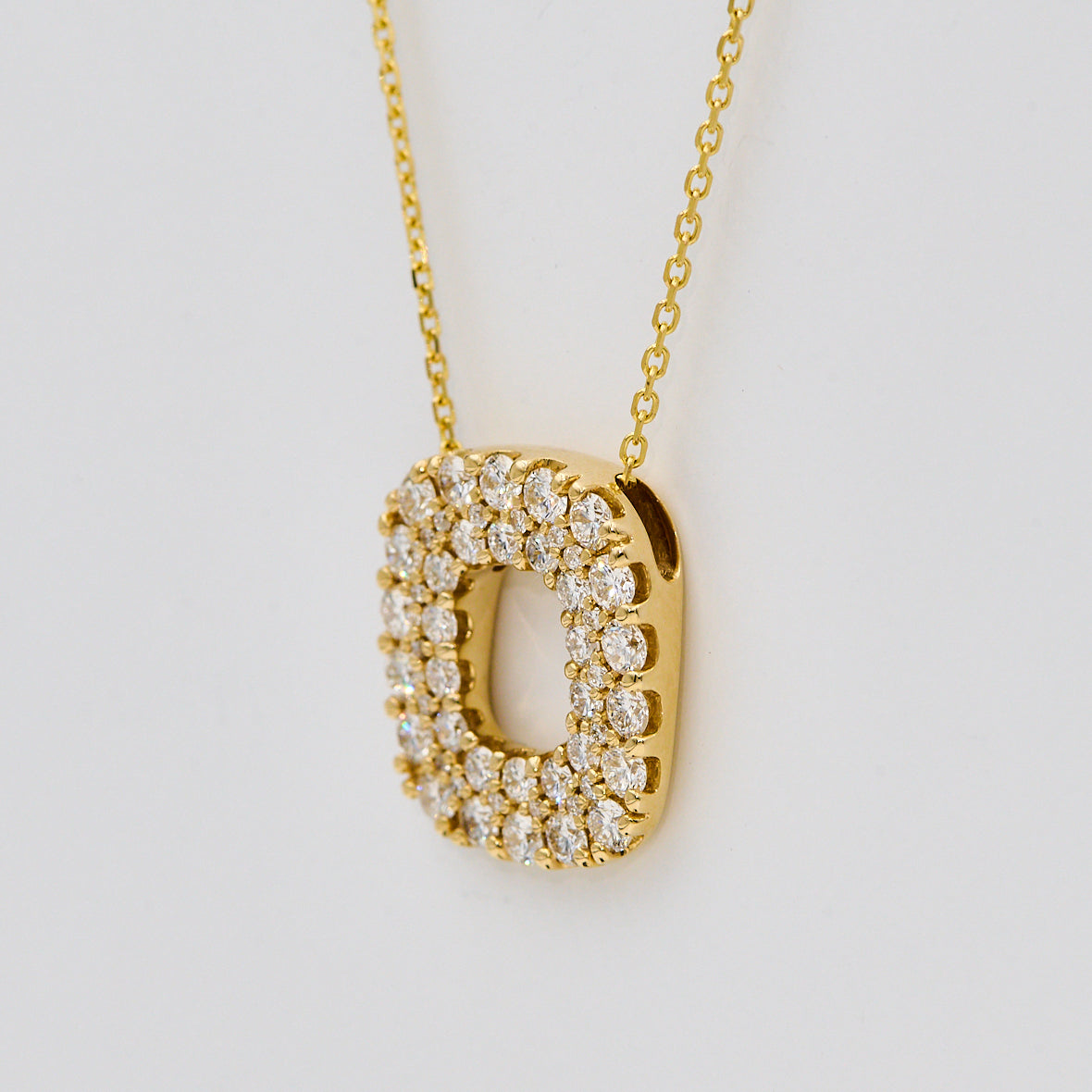 Collier 14kt 1,33ct tw-si Hvidguld eller Guld