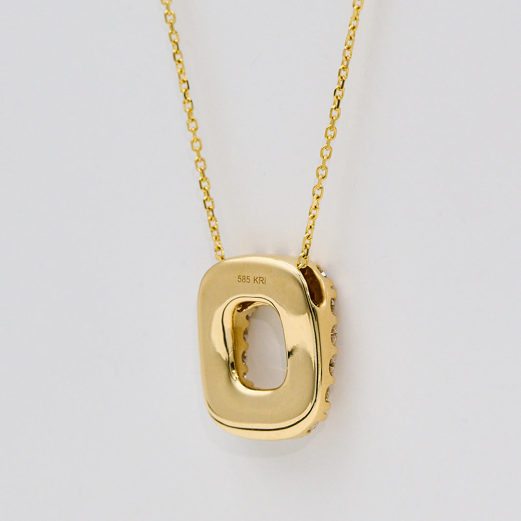 Collier 14kt 1,33ct tw-si Hvidguld eller Guld