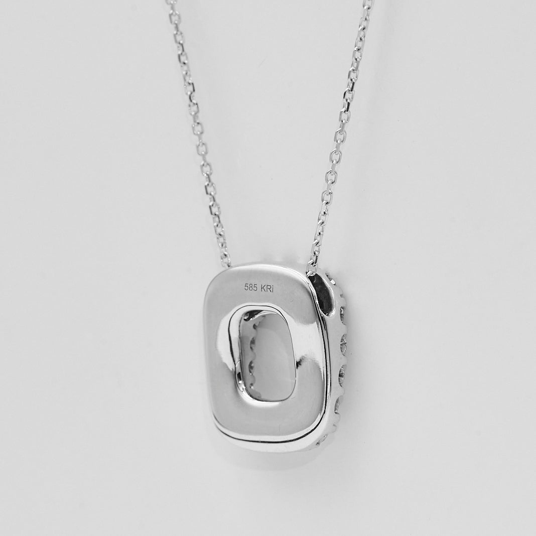 Collier 14kt 1,33ct tw-si Hvidguld eller Guld