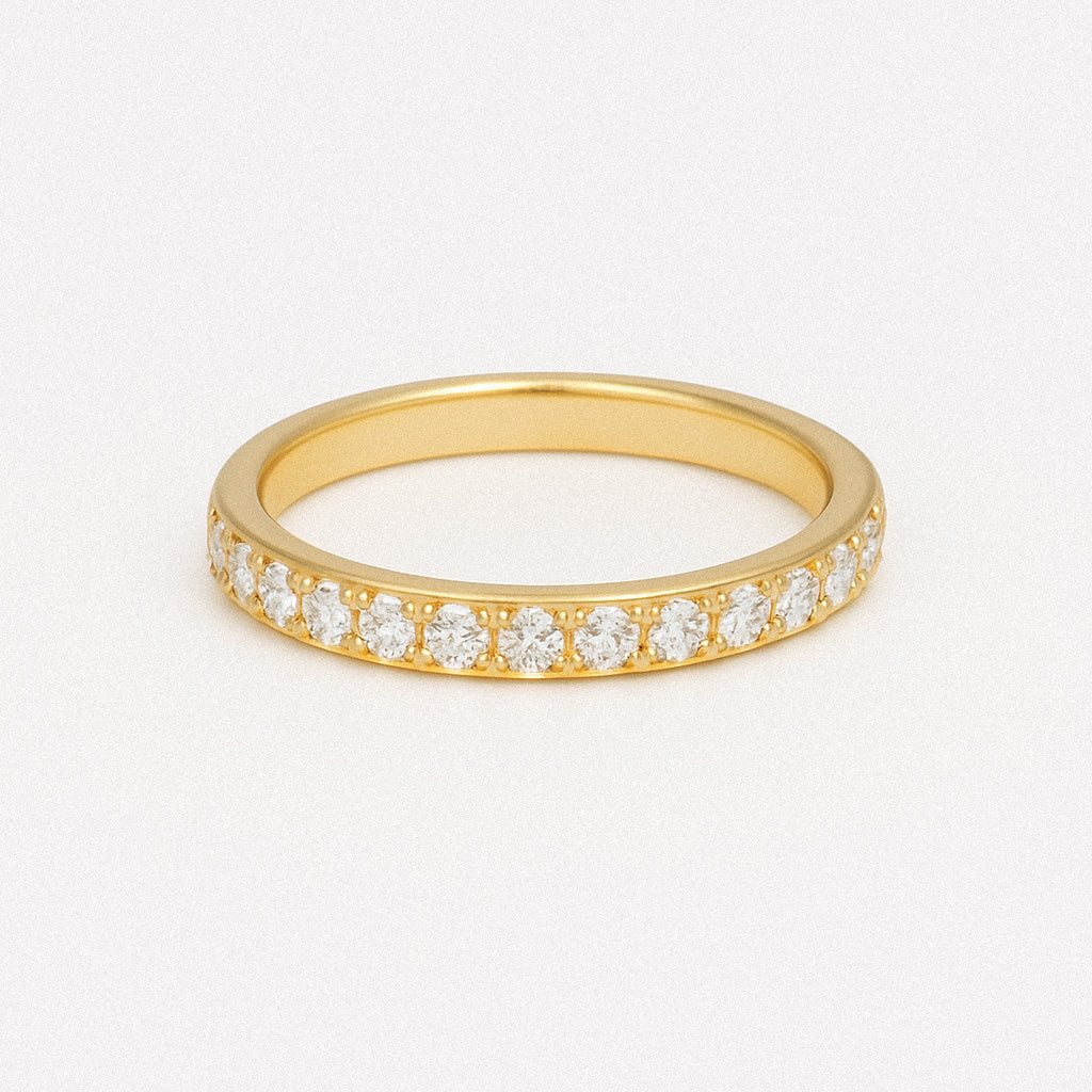 Alliancering m. 0,36 ct. W.SI Diamanter