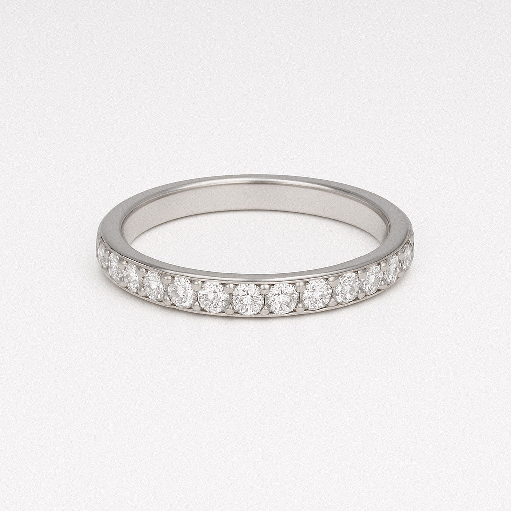 Alliancering m. 0,36 ct. W.SI Diamanter