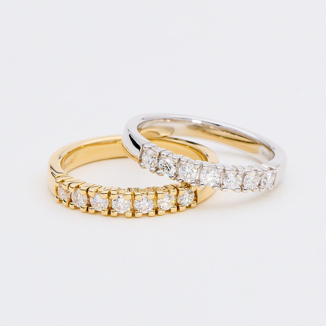 Alliancering m. 0,05 ct. Diamanter