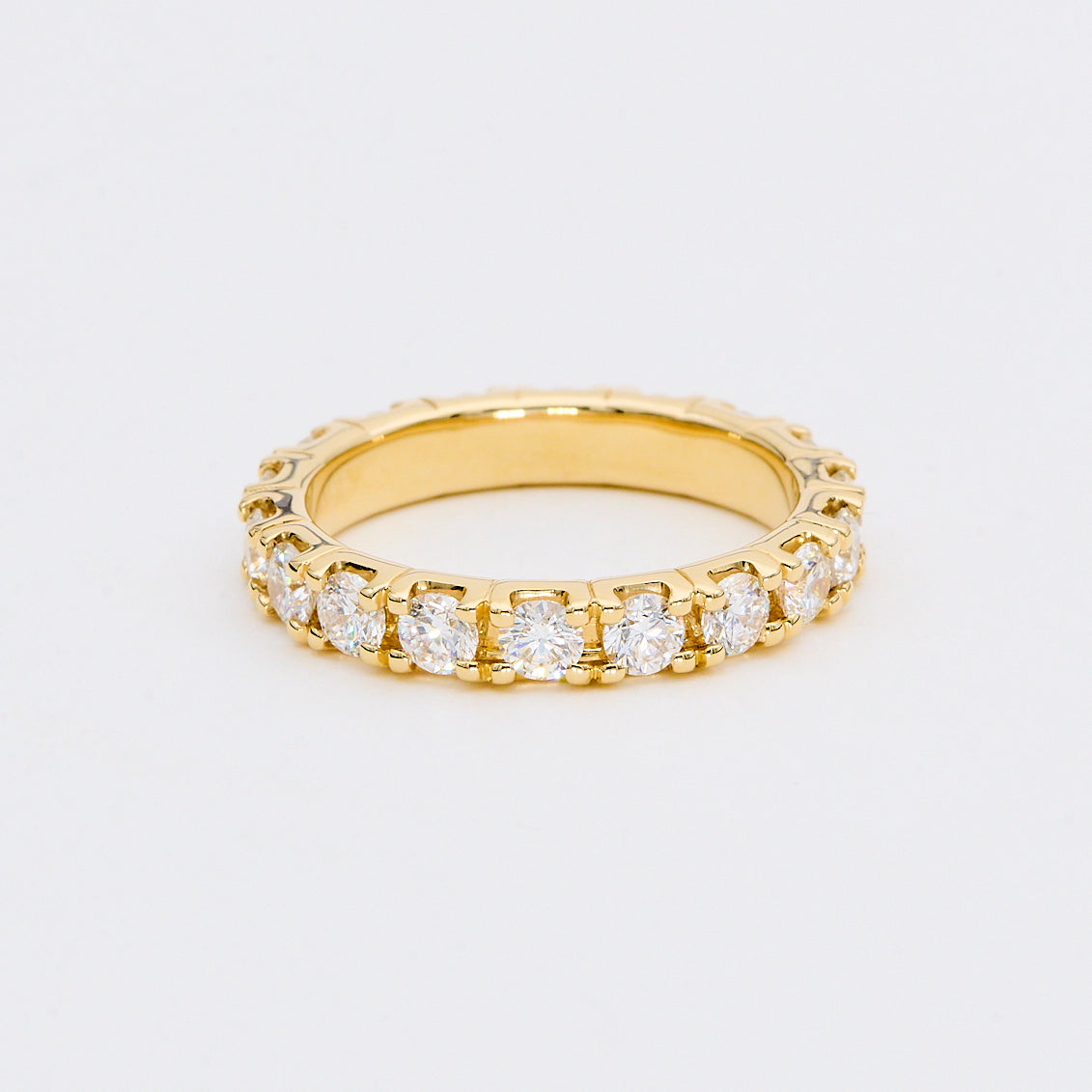 Alliancering 14 kt. guld, 2,01 ct. TW.SI