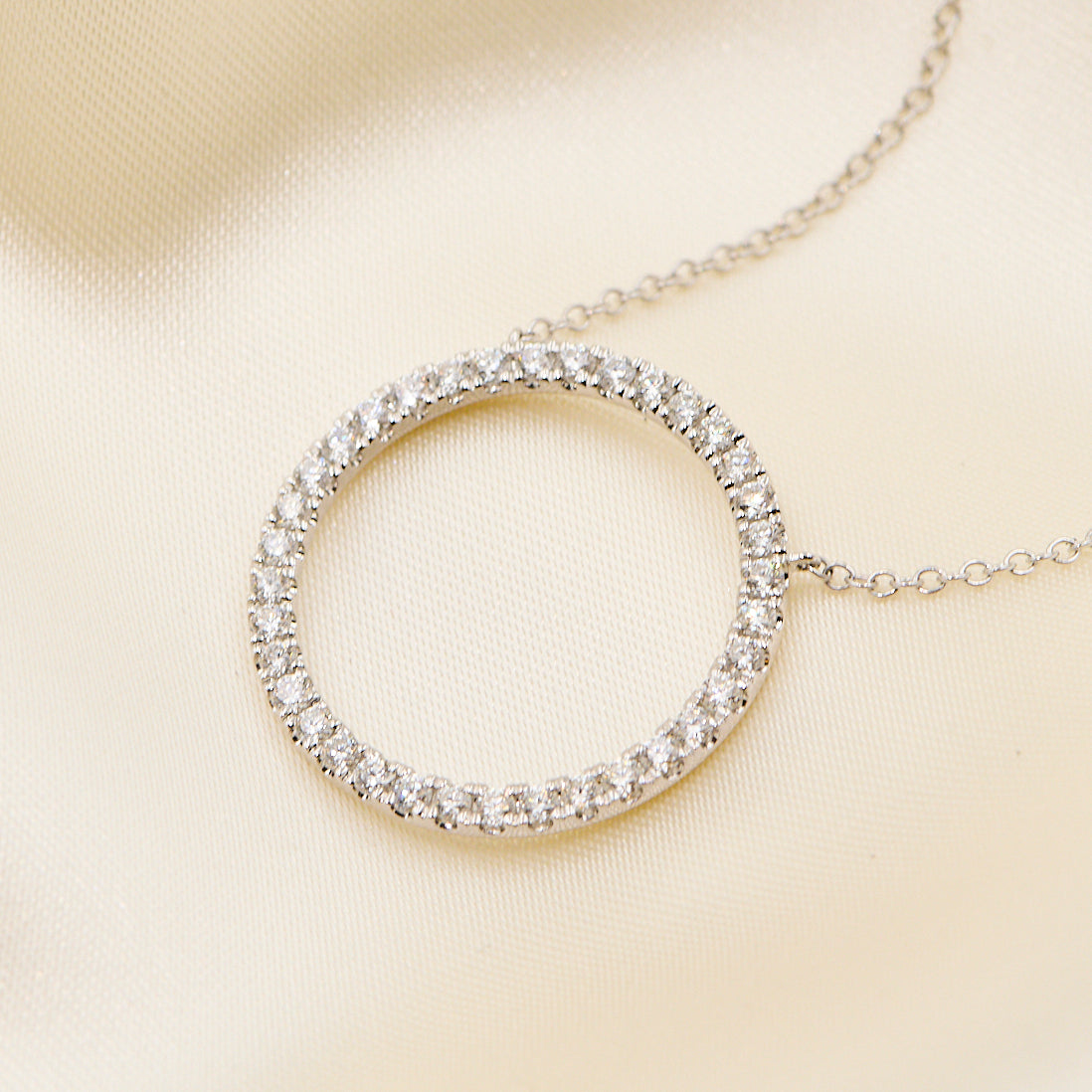 Collier 14kt 1,00ct w-si