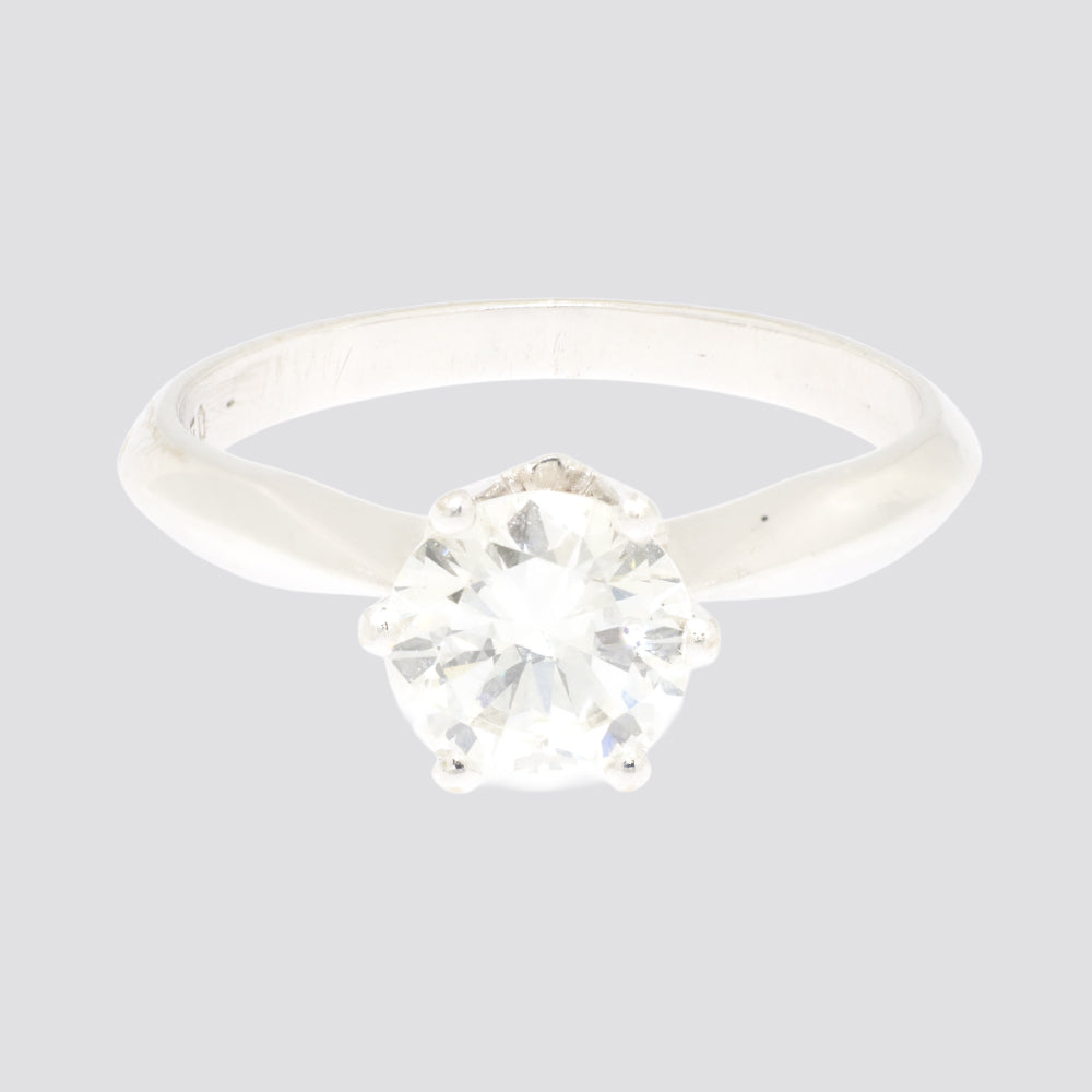 Ring 18kt ca.1,25ct w-vs