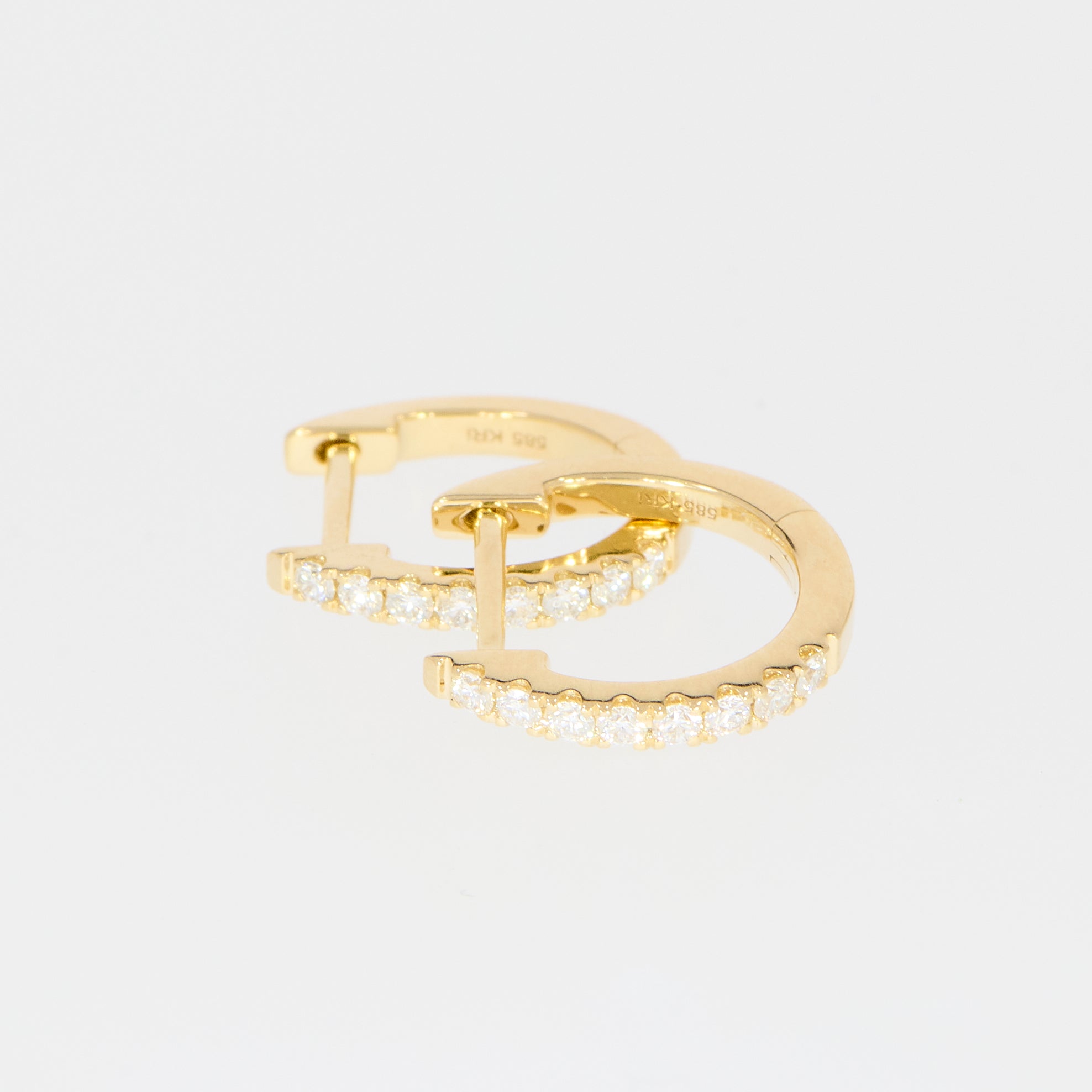 Ørering 14kt 0,21ct tw-si