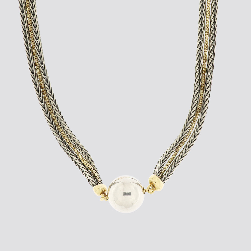 Ole Lynggaard collier 18kt/sølv