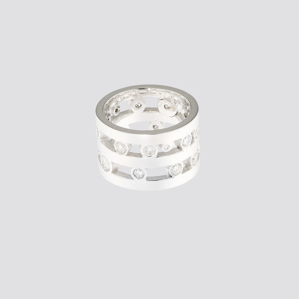 Ring 14kt ca.1,ctCT Tw-Vs/Si