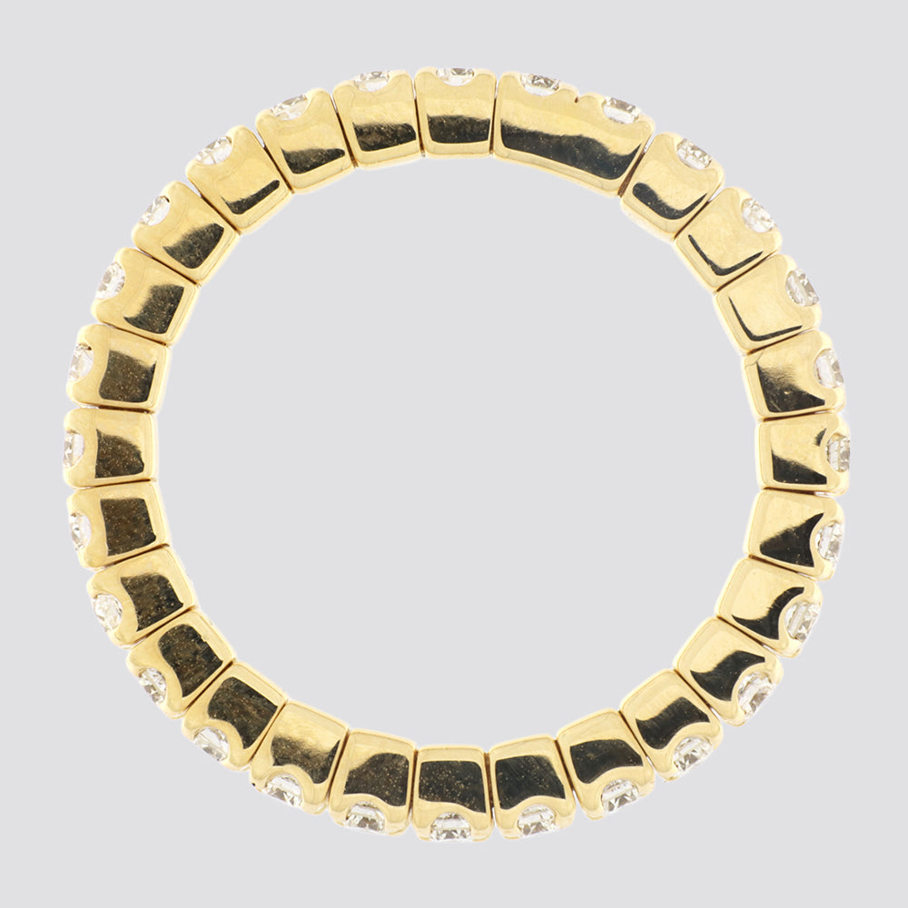 Gigtring i 14 kt. guld med 0,84 ct. G/H-VS diamanter