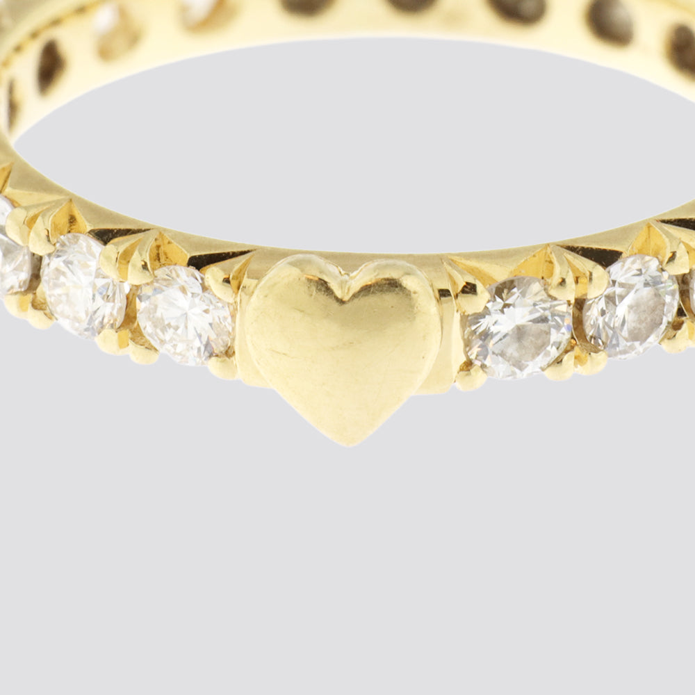 Alliancering 18kt guld