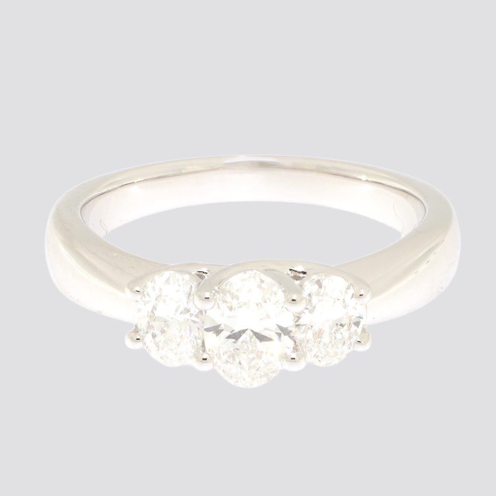 Ring 14kt 1,10ct tw-si