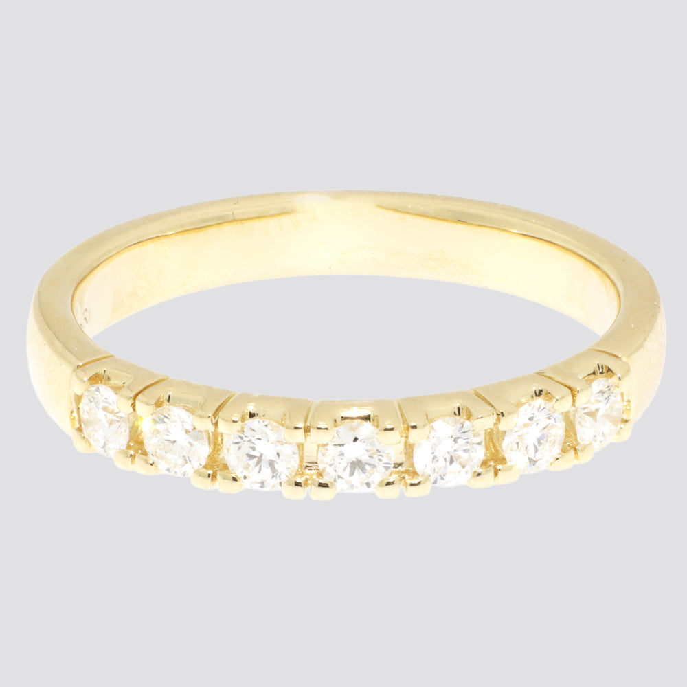 Alliancering i 14 kt. Guld eller Hvidguld med 0,40 ct. TW.SI Diamanter