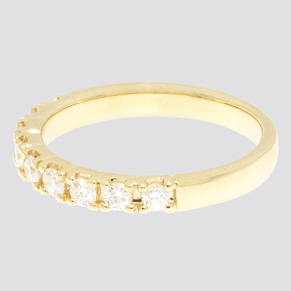 Alliancering i 14 kt. Guld eller Hvidguld med 0,50 ct. TW.SI Diamanter