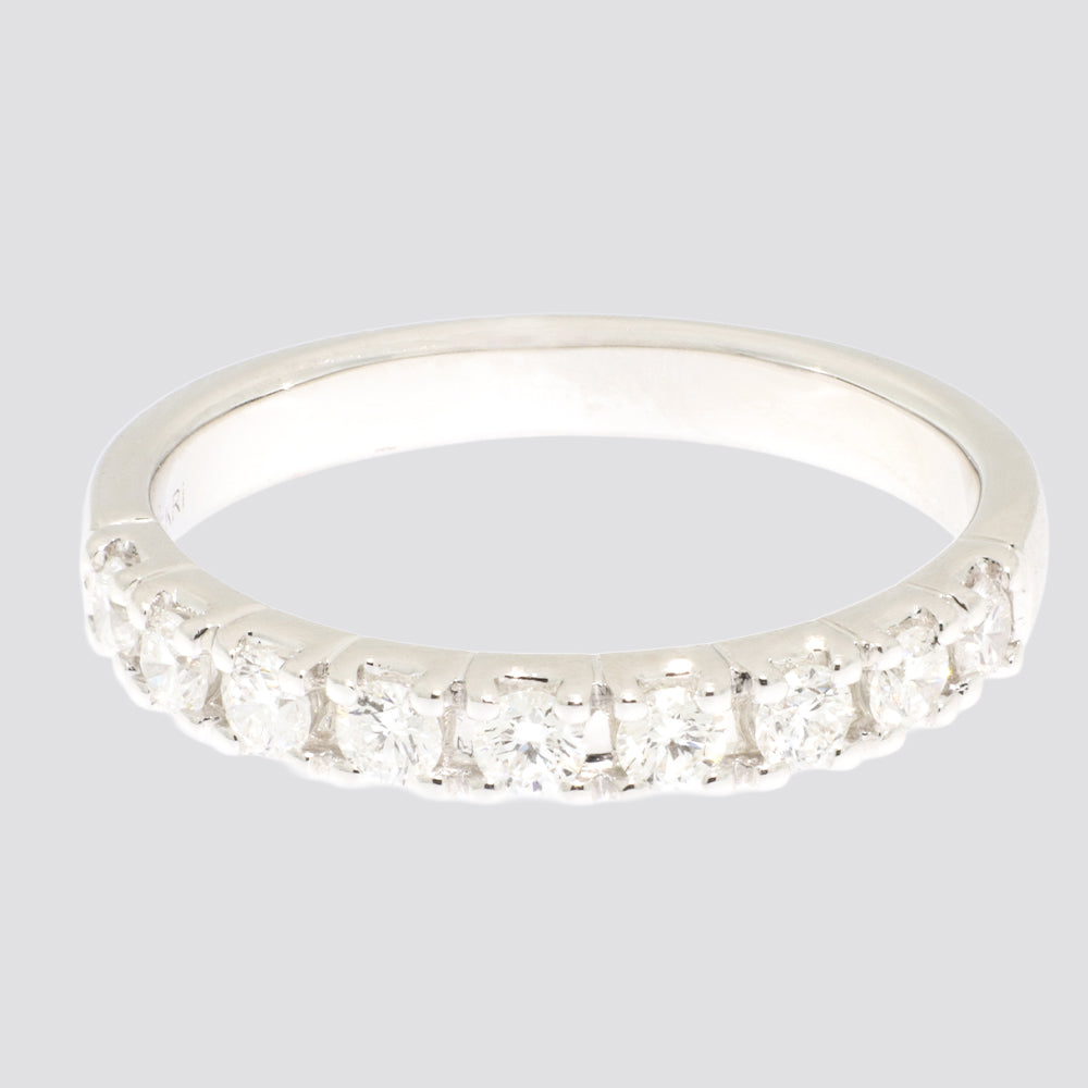 Alliancering i 14 kt. Guld eller Hvidguld med 0,50 ct. TW.SI Diamanter