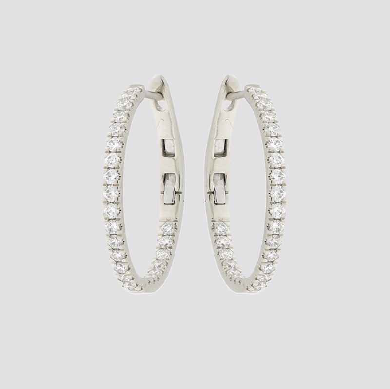 Hoops 14 kt. 0,81ct tw-si