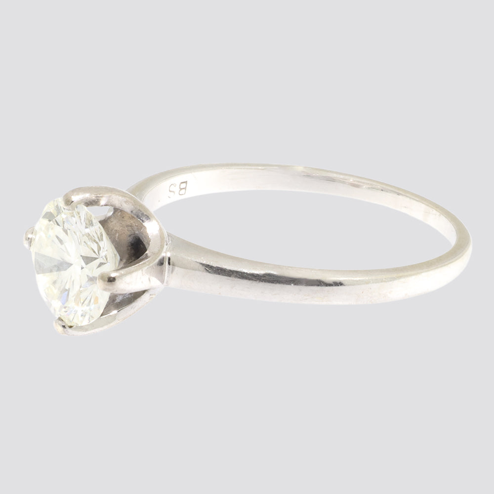Solitairering 14kt ca.1,80ct i-vs