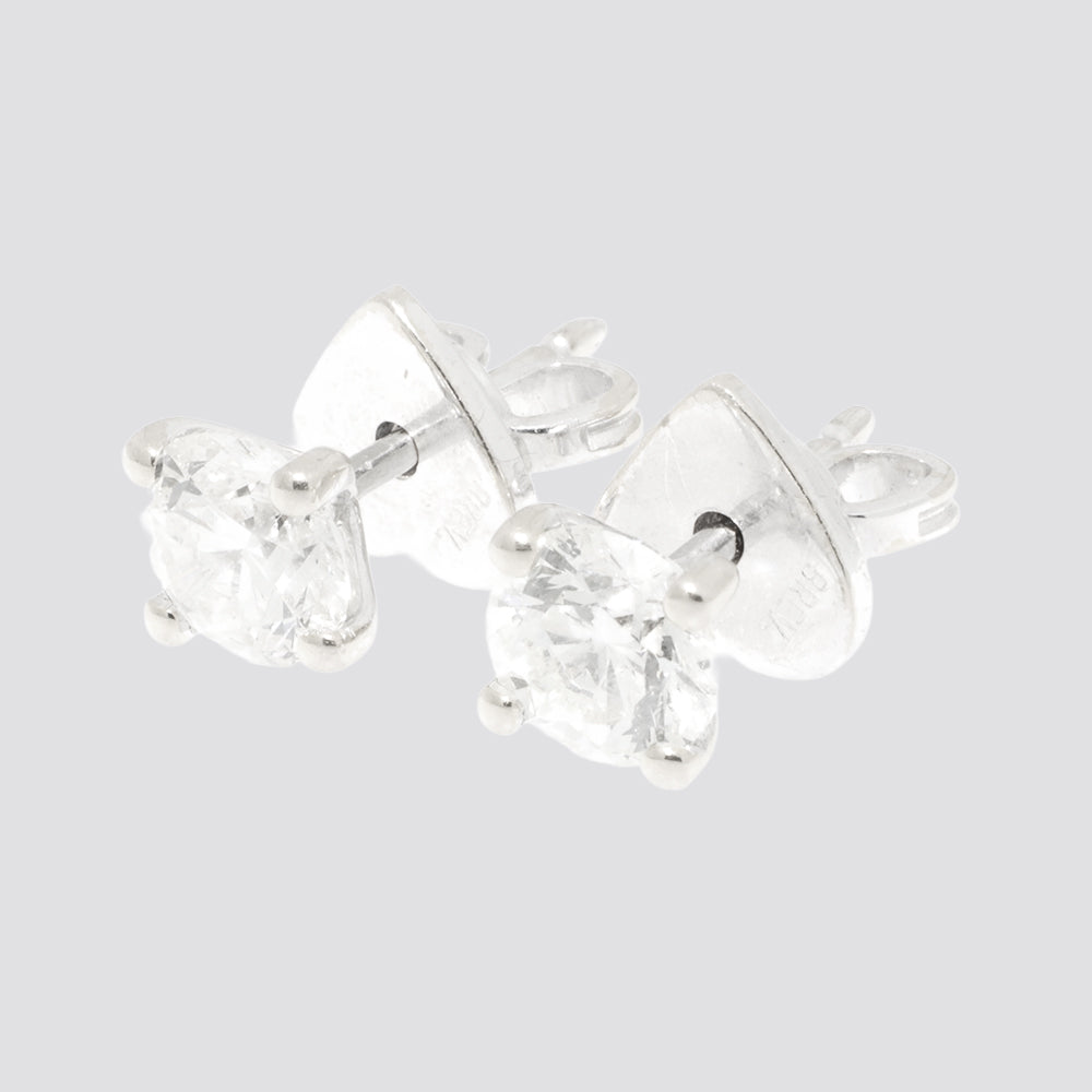 Ørering 18kt ca.1,20ct w-si